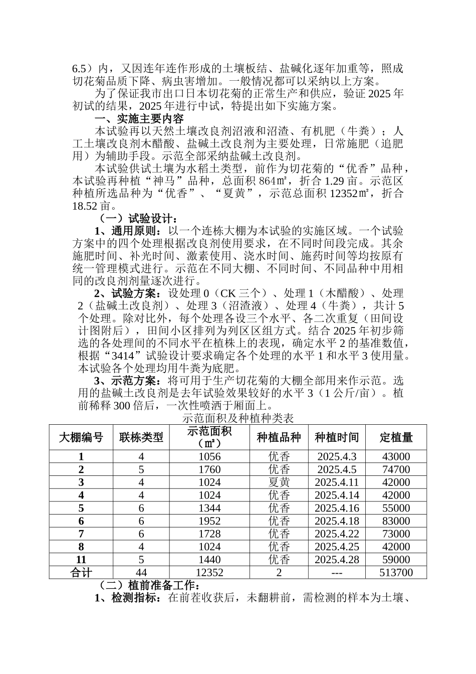 贵阳市出口切花菊设施栽培土壤改良技术研究与示范实施方案书文本--毕业论文_第3页