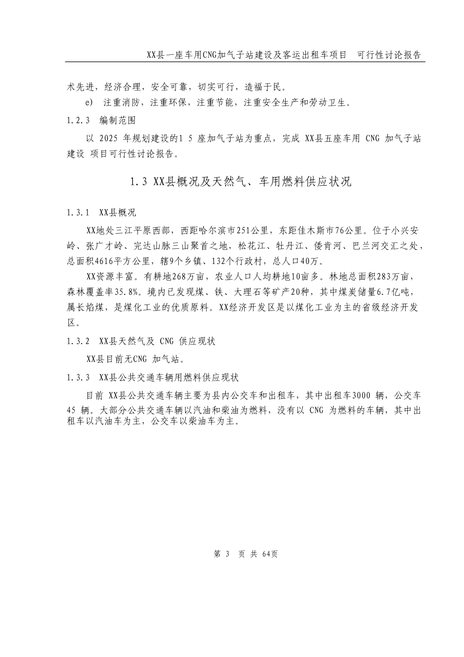 车用cg加气子站建设项目可行性研究报告1_第3页