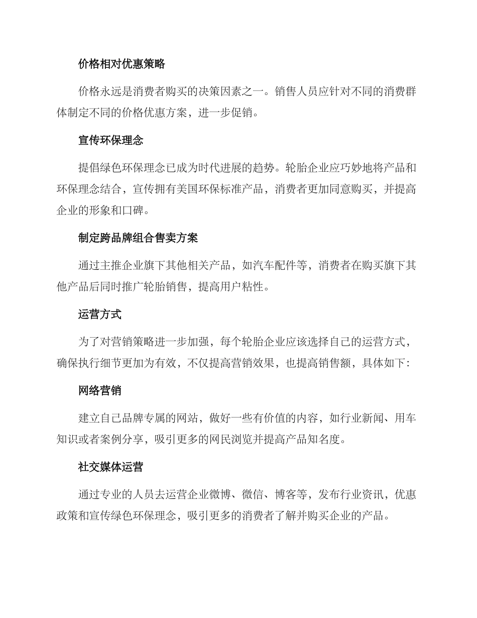 轮胎营销运营方案_第2页