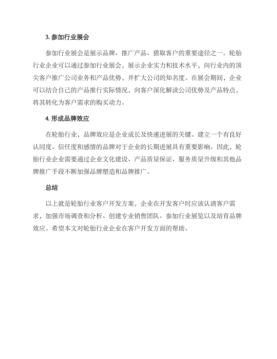 轮胎行业客户开发方案_第2页