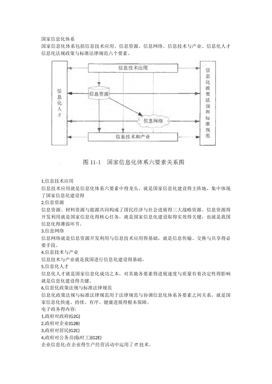 软考高级项目经理信息系统项目管理师辅导班课堂笔记-信息化基础知识_第1页