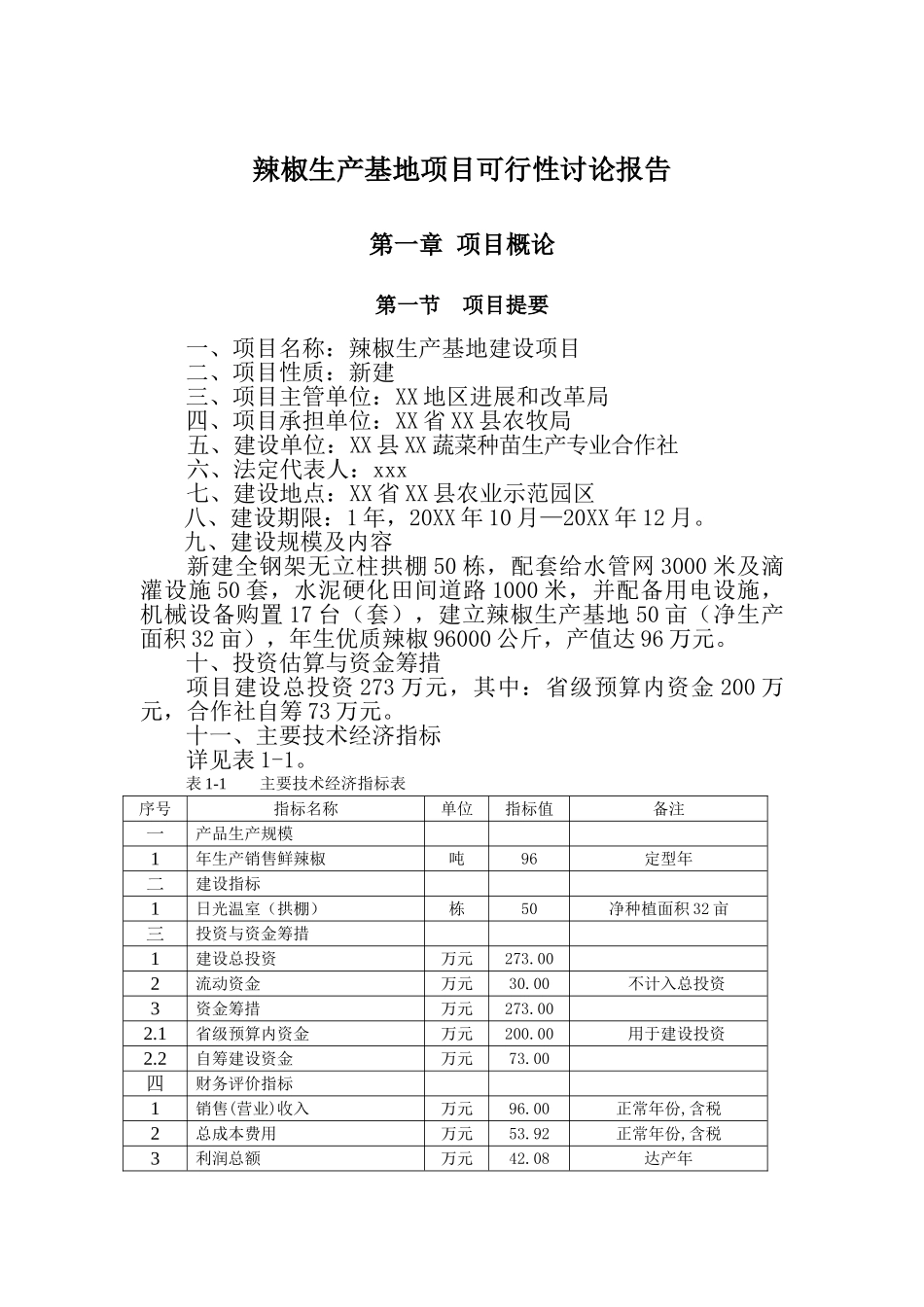辣椒生产基地项目可行性研究报告_第2页