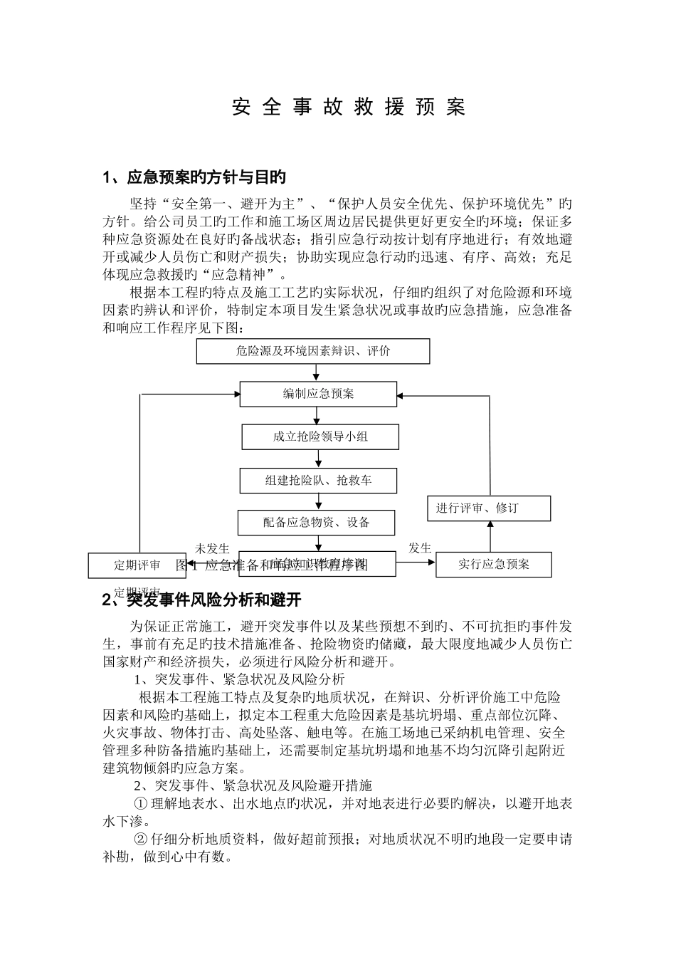 边坡支护应急救援预案_第1页