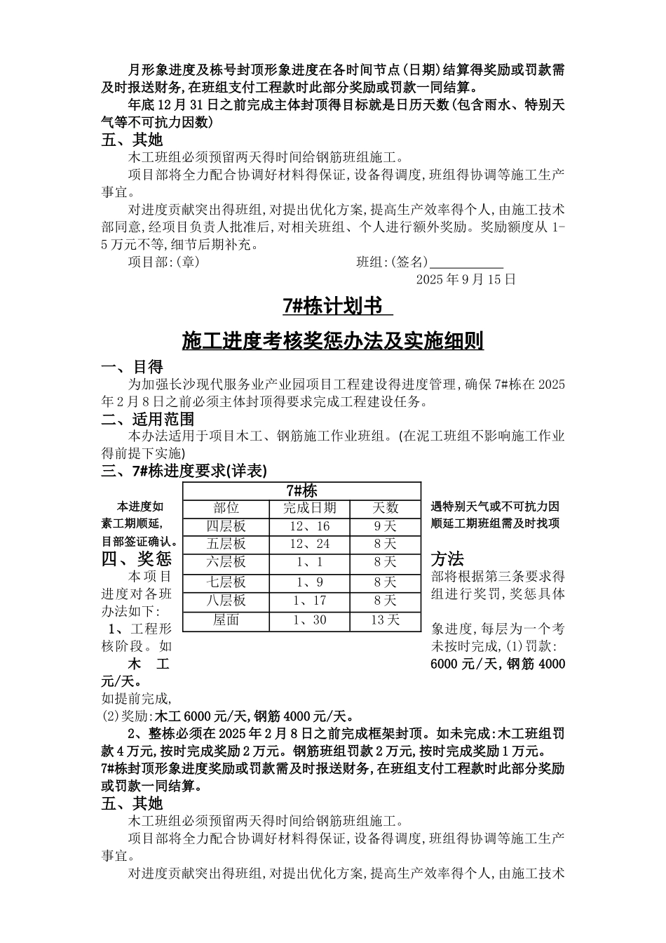 进度考核奖惩办法_第2页