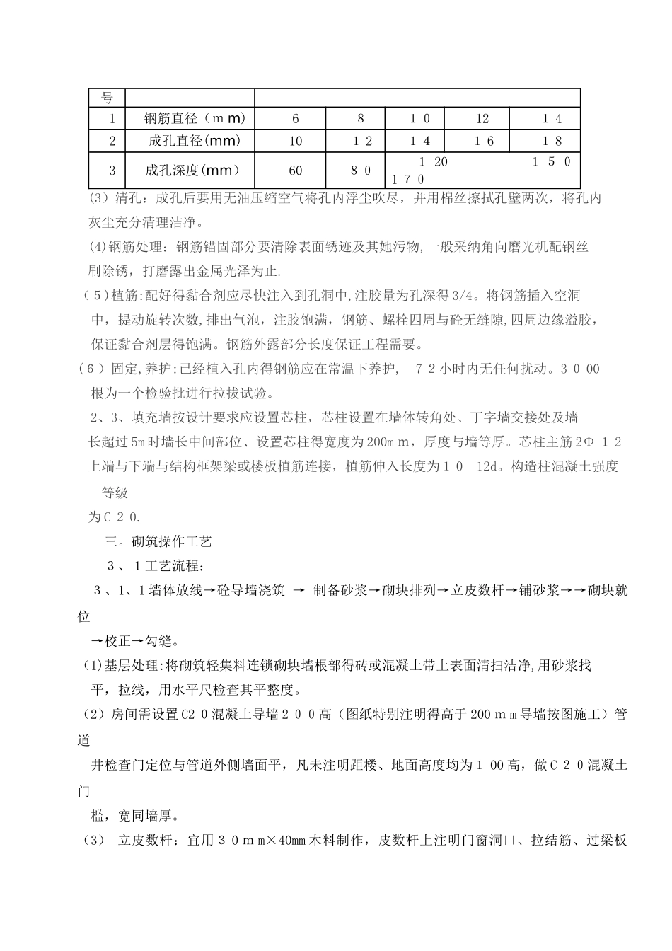 连锁砌块技术交底_第2页