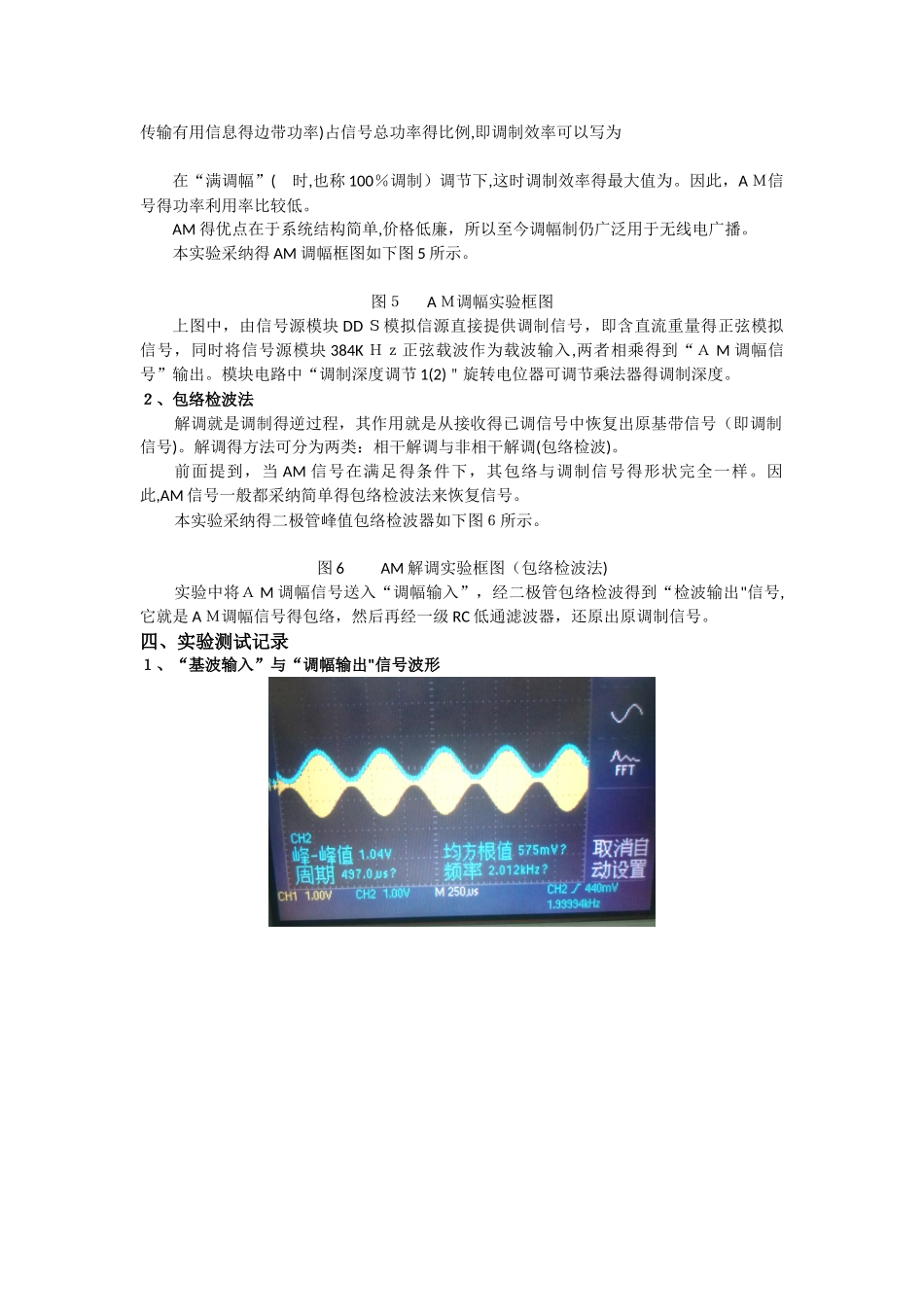 通信系统实验报告_第2页