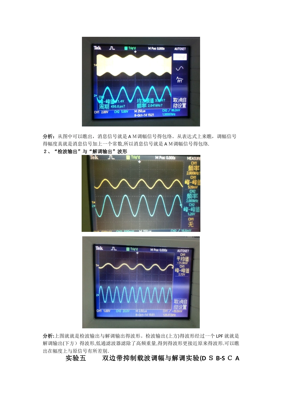 通信系统实验报告_第3页