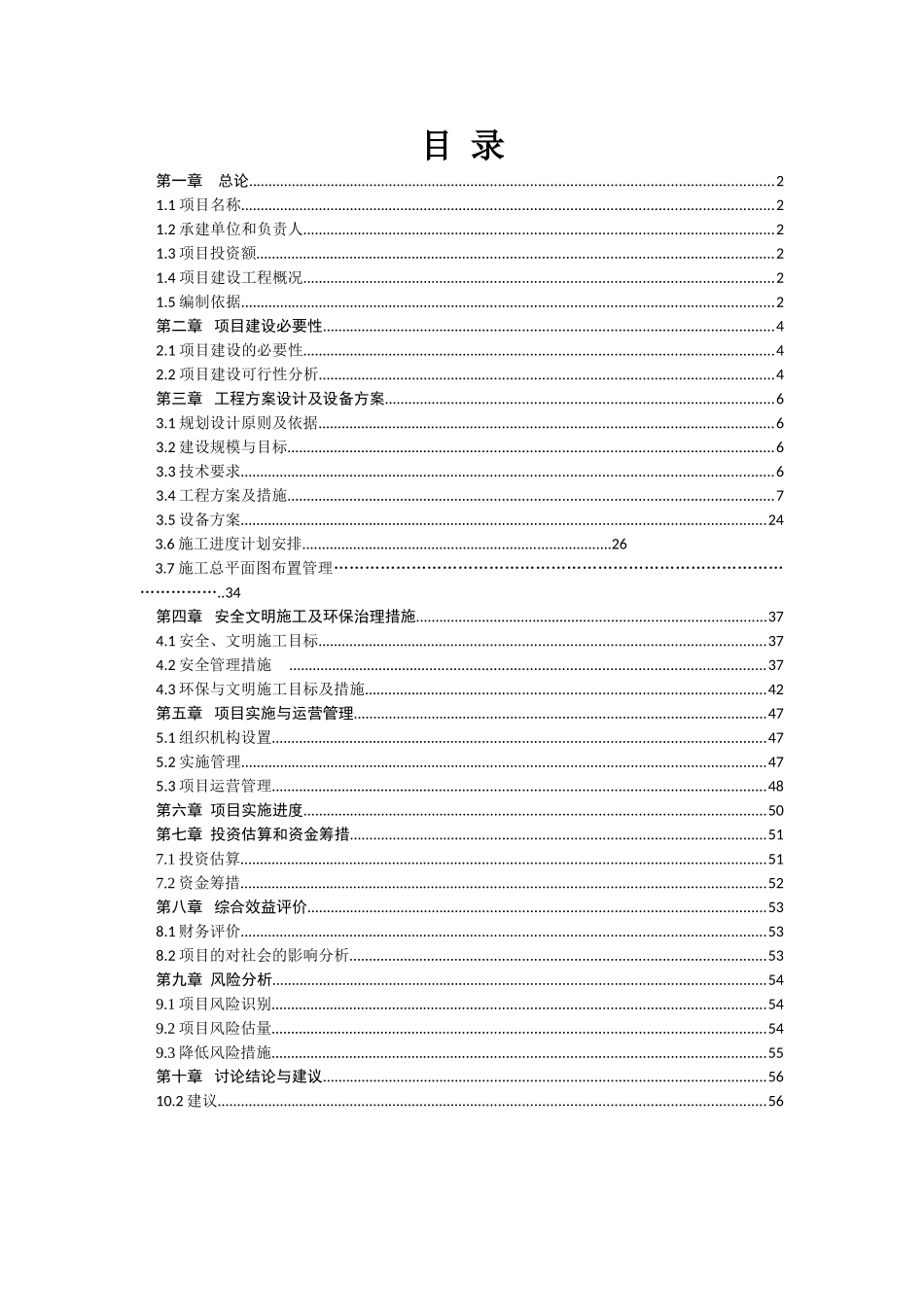 道路灯照明工程项目可行性研究报告_第3页