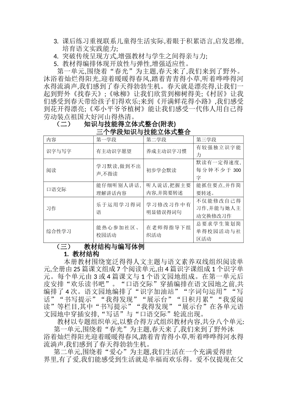 部编版小学语文二年级下册说课标说教材_第2页