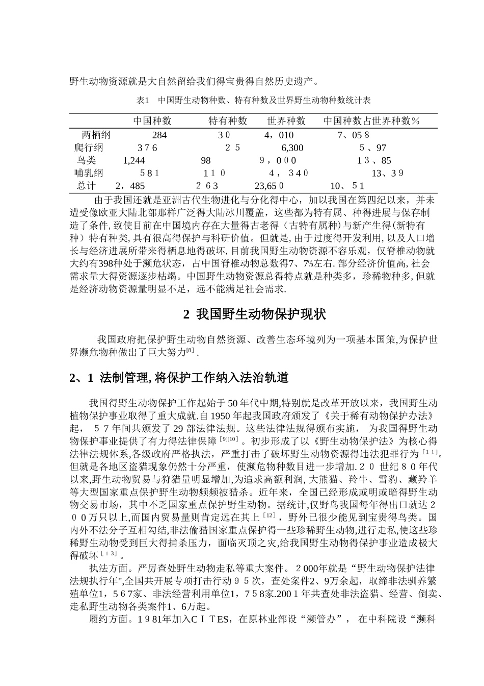 野生动物保护现状及发展趋势_第3页