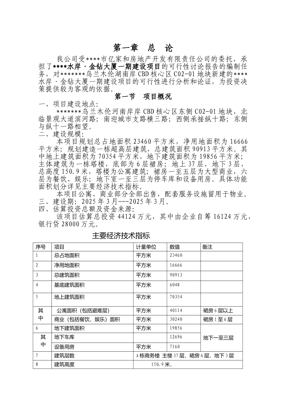 金钻大厦建设项目可行性研究报告_第3页