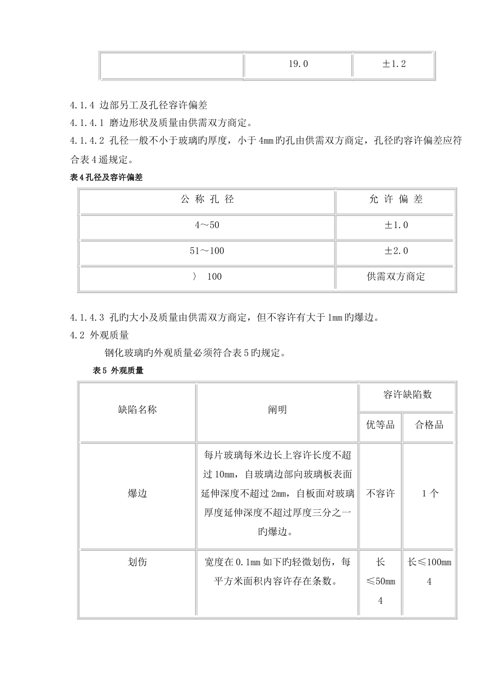 钢化玻璃检验标准_第3页