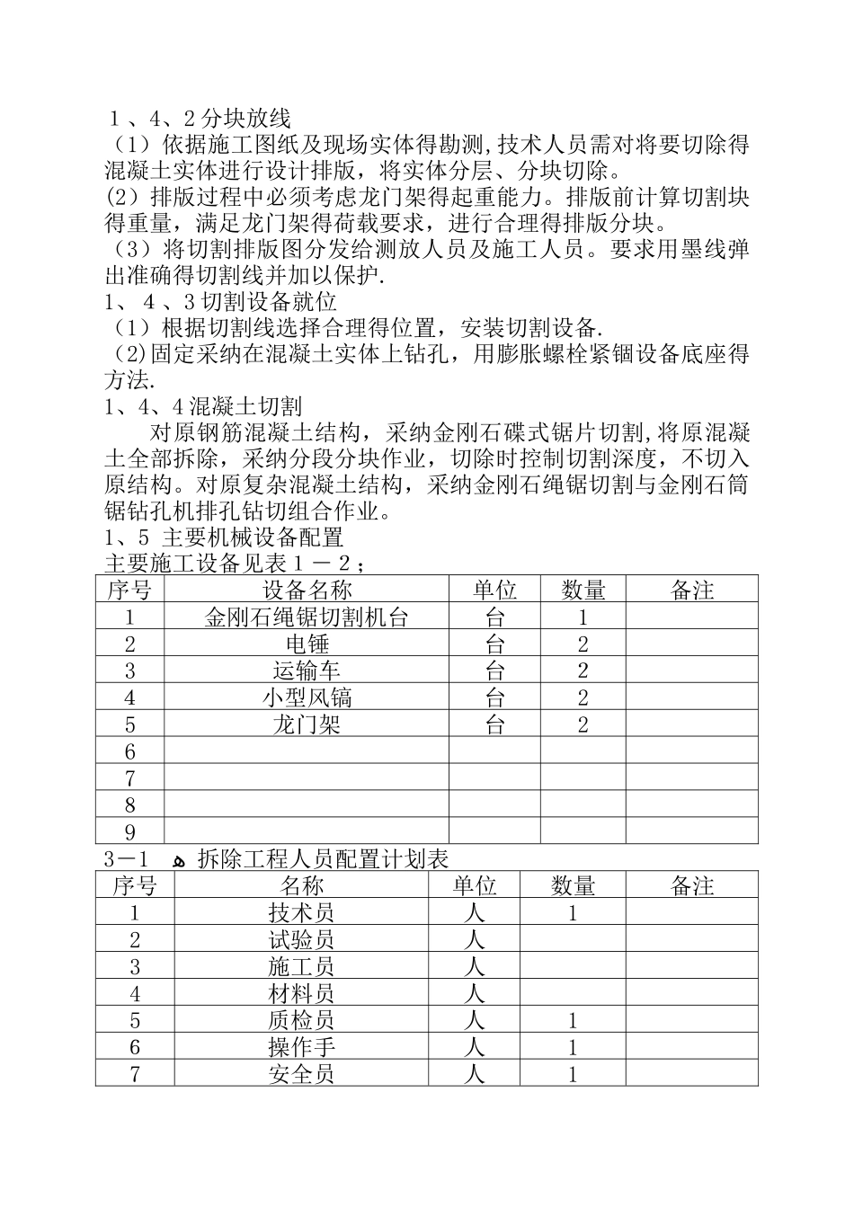 钢筋混凝土拆除工程施工方案_第2页