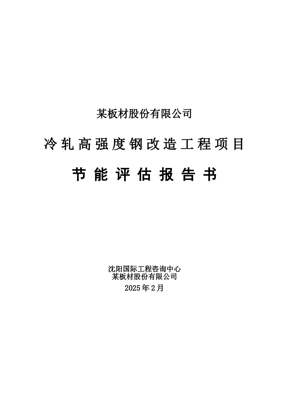 钢铁板材项目节能评估报告书_第2页