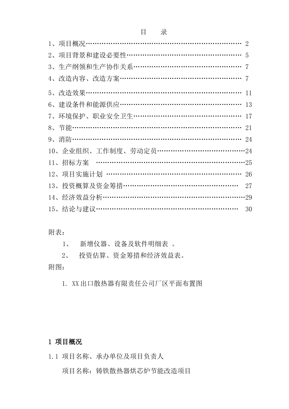 铸铁散热器烘芯炉节能改造项目可行性研究报告_第3页