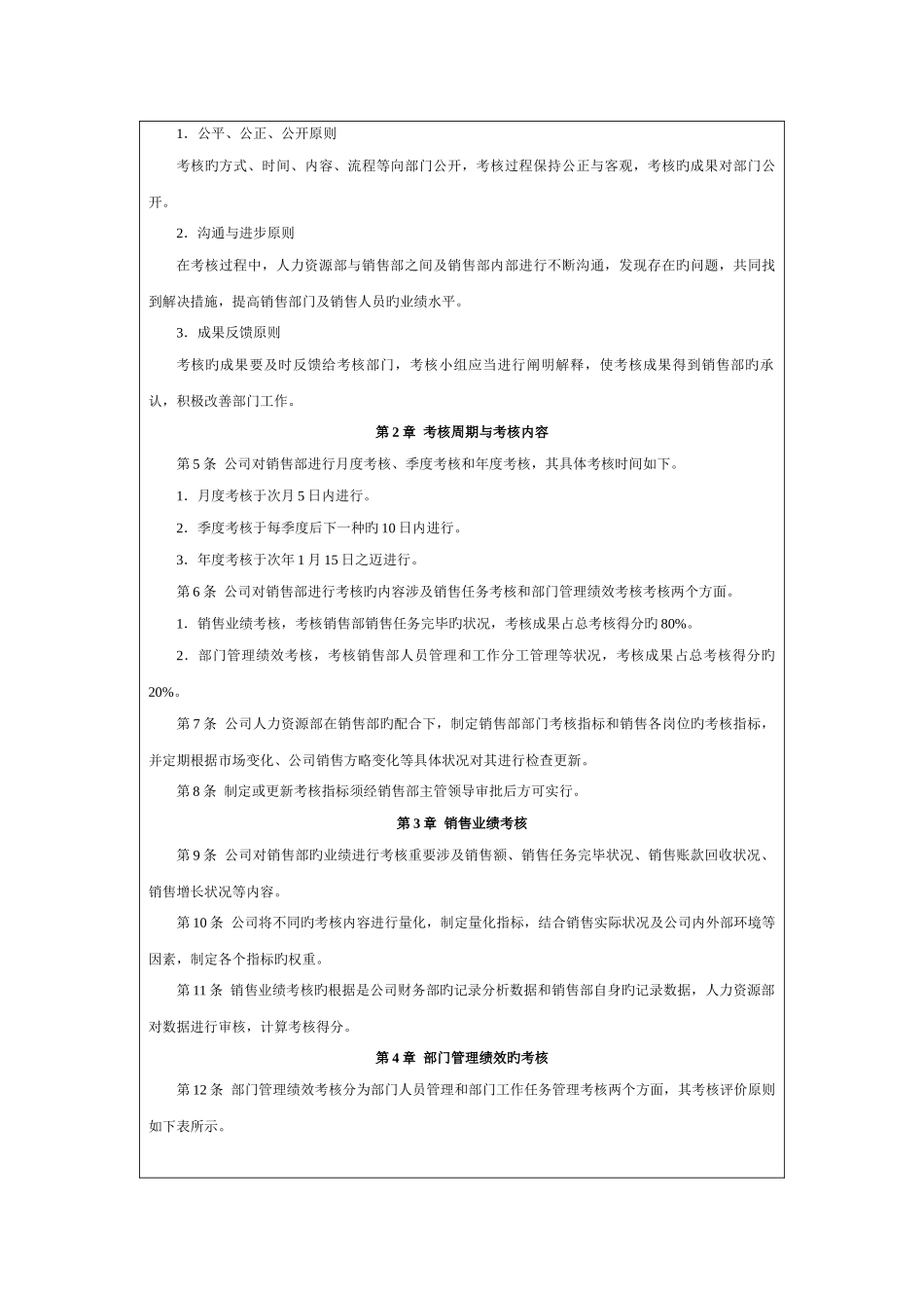 销售部考核指标量化_第3页