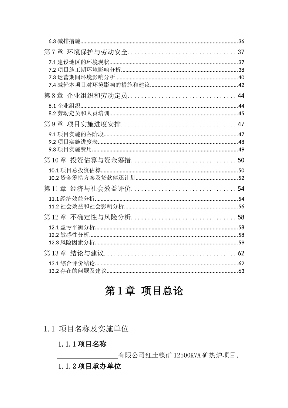 镍铁项目可行性研究报告_第3页
