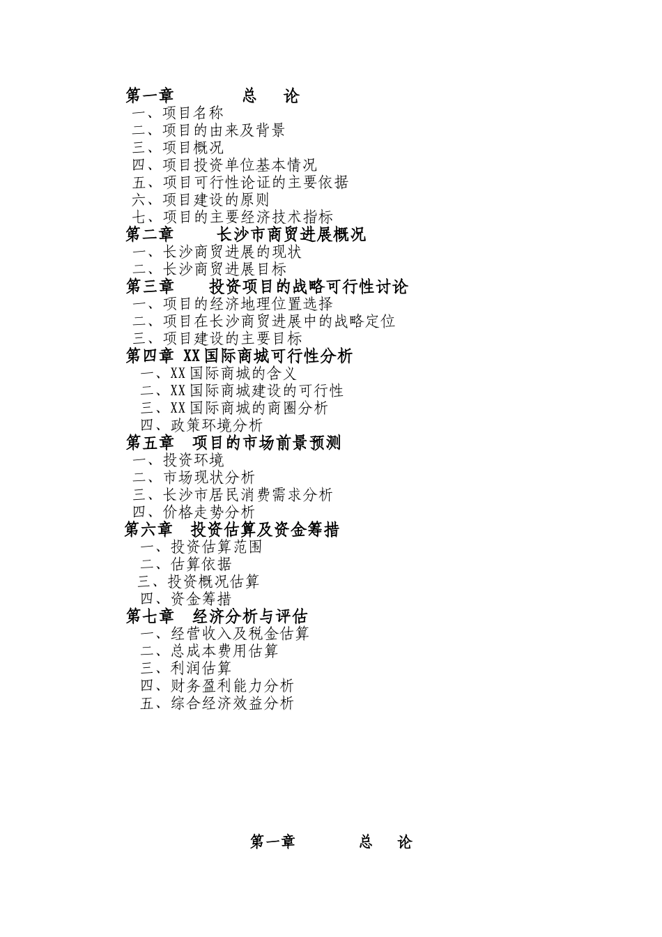 长沙国际商城资金申报立项计划书_第2页