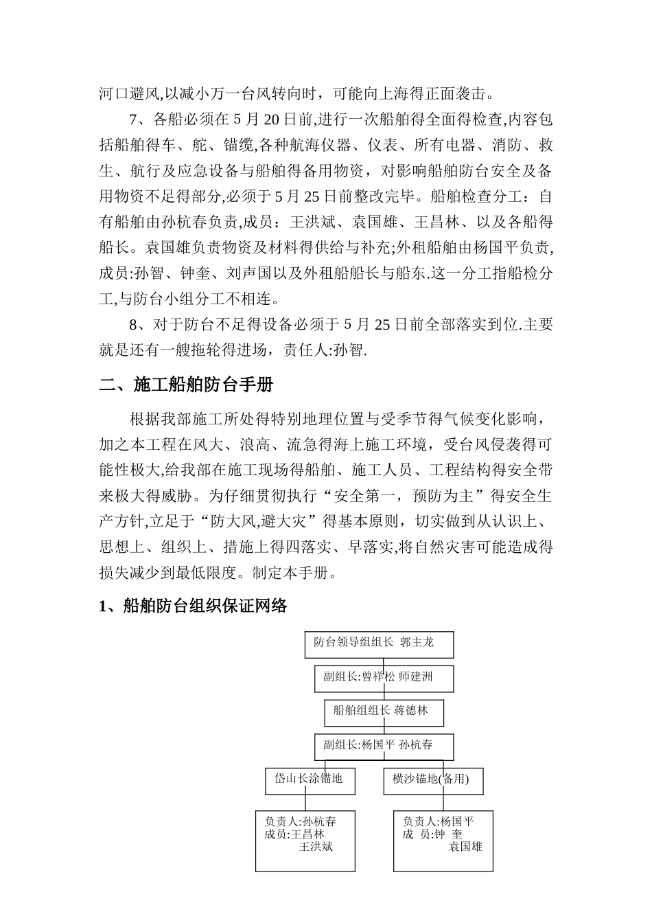 长涂港船舶防台避风措施_第2页