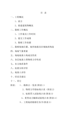 阜新地质勘察正式报告