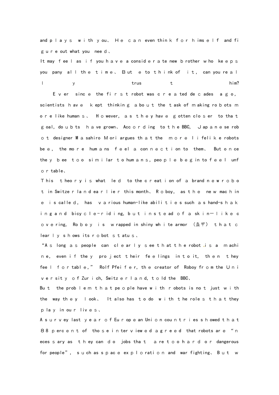 陕西省咸阳百灵中学学年高二英语下学期第二次月考试题_第3页