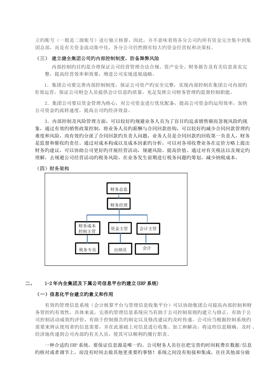 集团财务工作规划_第2页