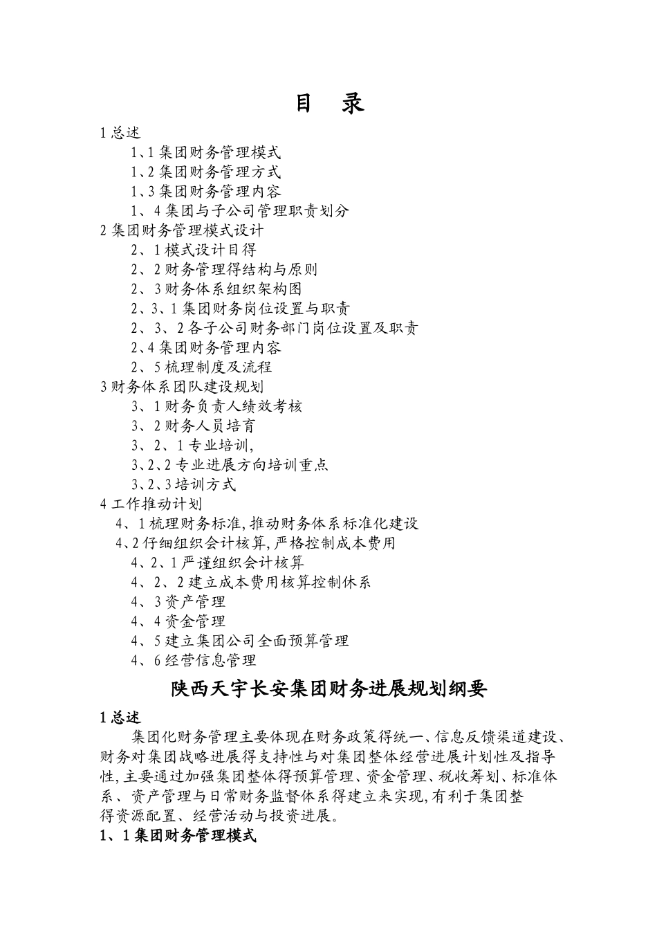 集团财务规划_第1页