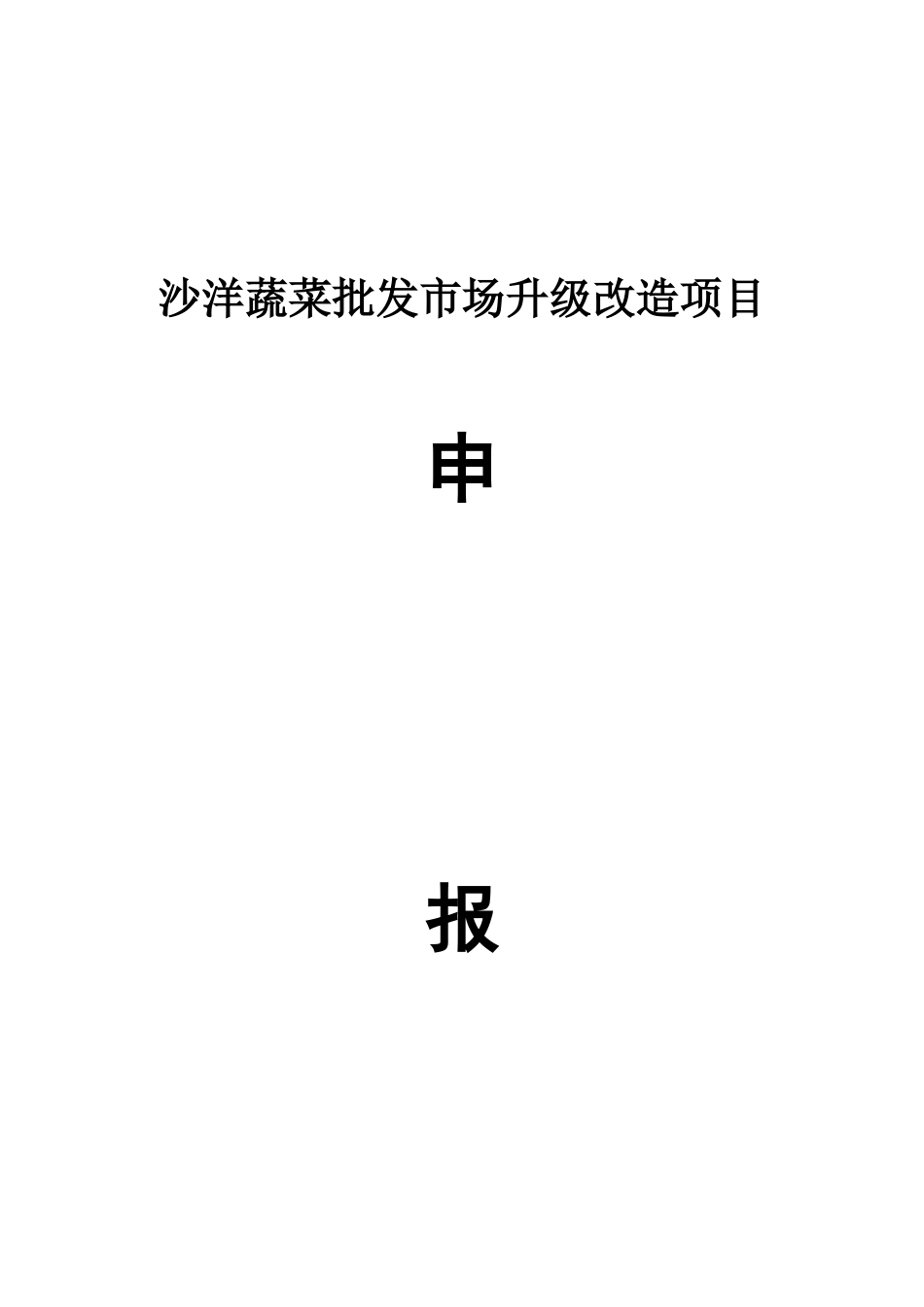 集贸市场升级改造项目申报材料_第2页