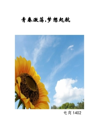 青春梦想大学生团日活动策划书