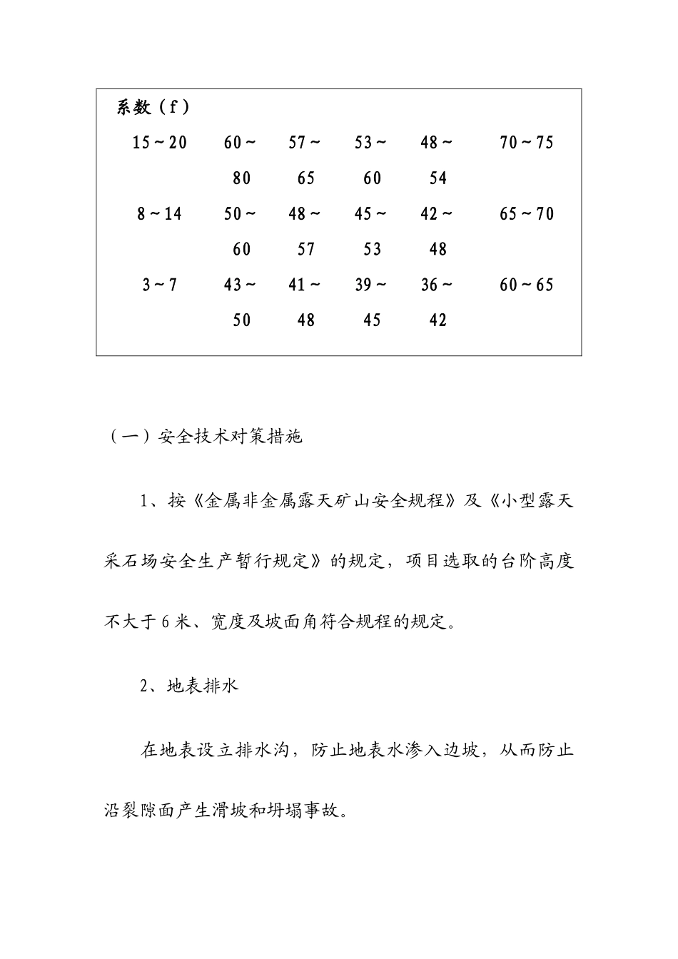 非煤矿山采场及边坡稳定安全技术措施_第3页