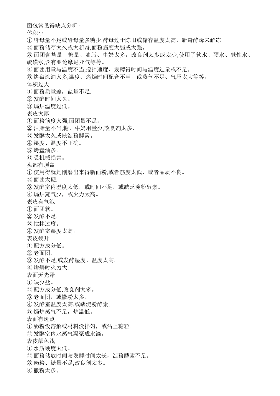 面包常见的缺点分析_第1页