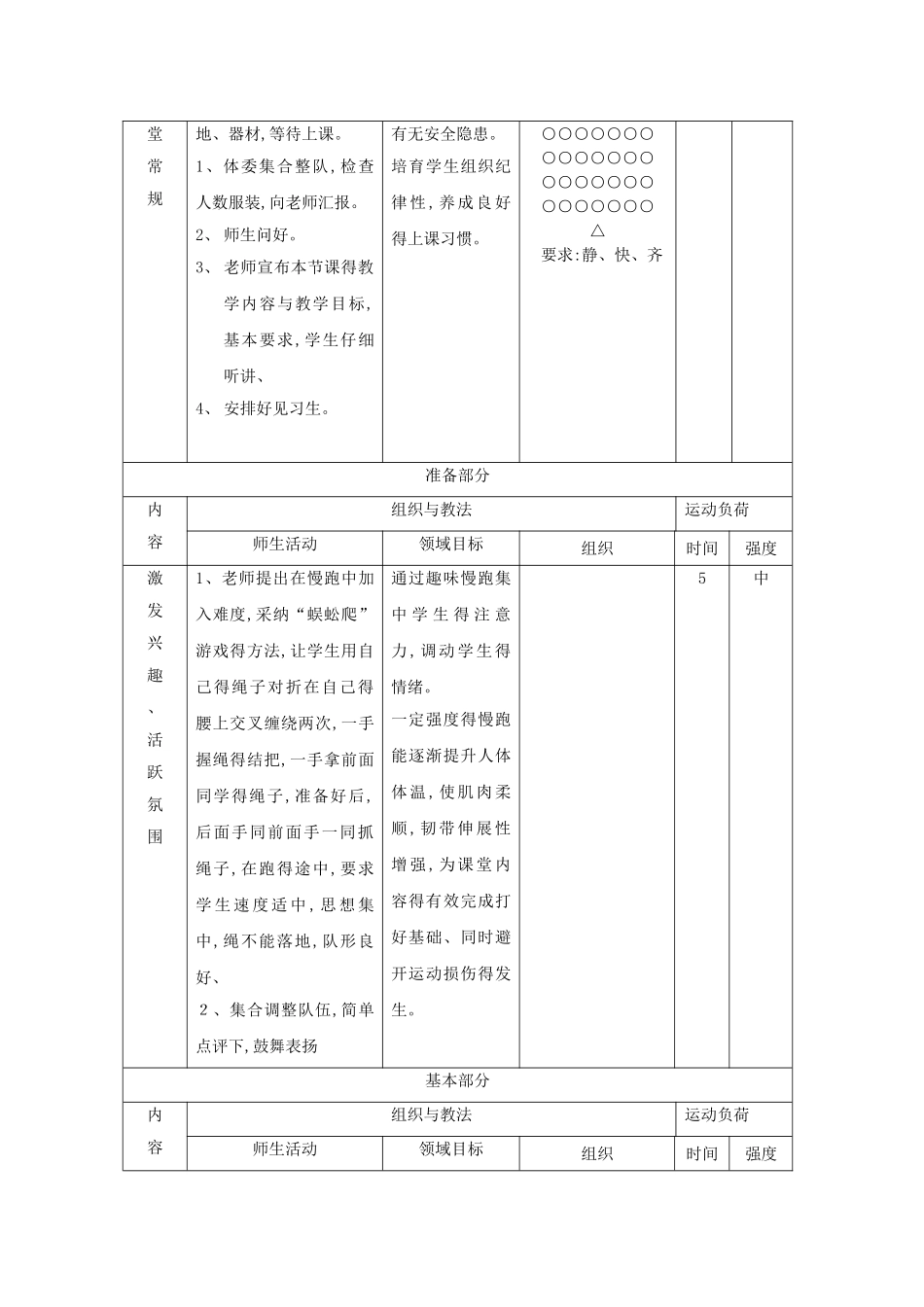 韵律绳操教案_第3页