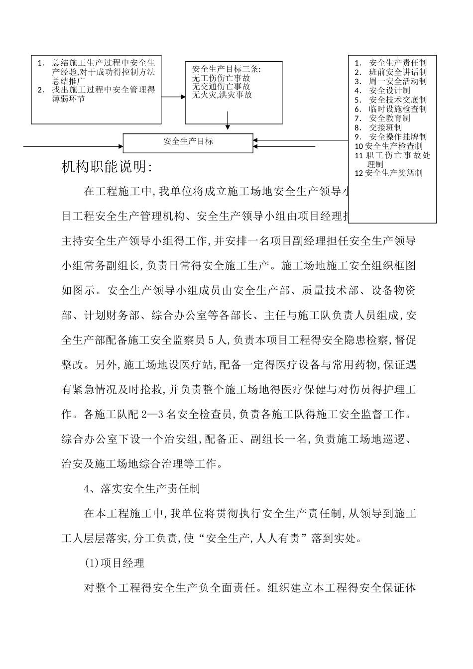 项目安全生产组织机构_第3页