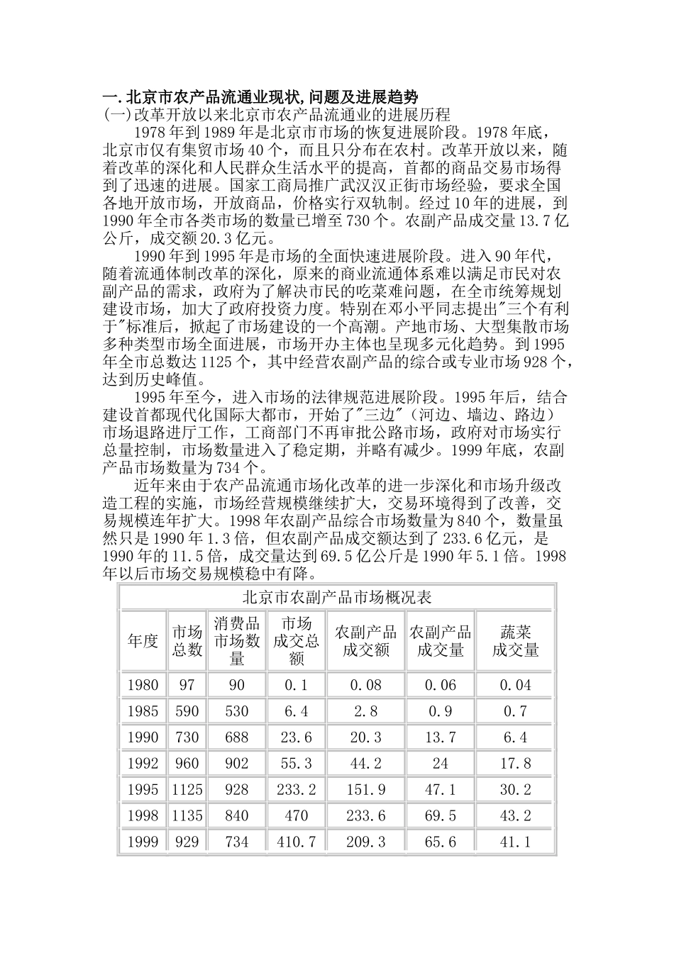 顺鑫农业农产品批发市场及配送中心可行性研究报告_第3页
