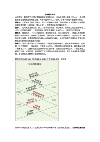 领导梯队建设