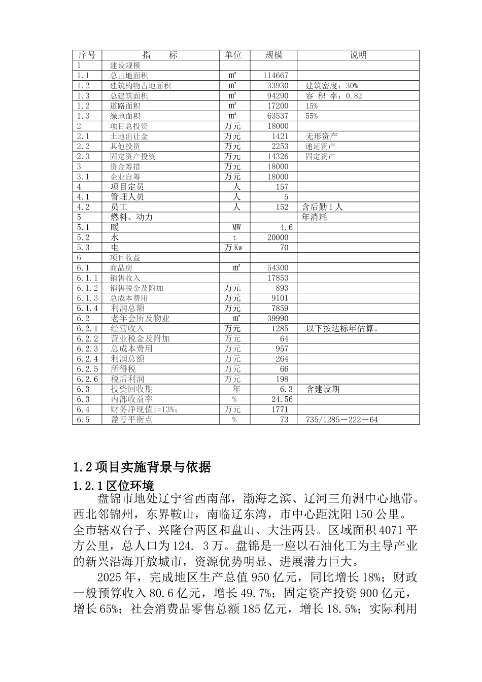 颐康园老年会所建设项目可行性研究报告_第3页