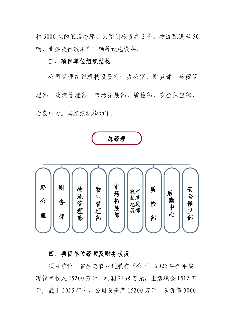 食品冷链产业建设项目投资可行性计划书_第2页