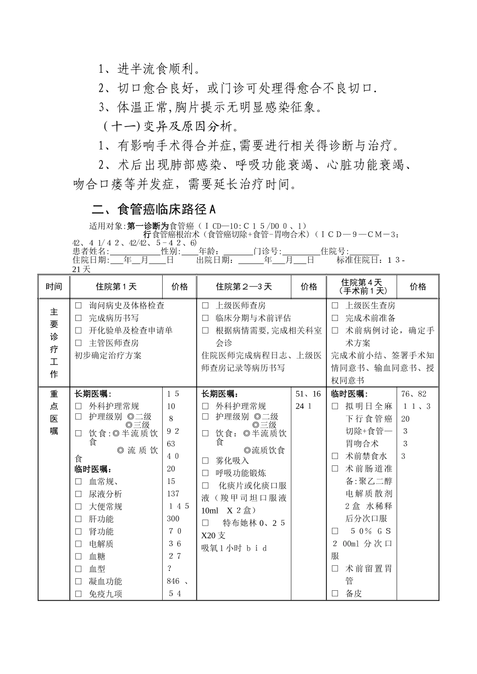 食管癌临床路径_第3页