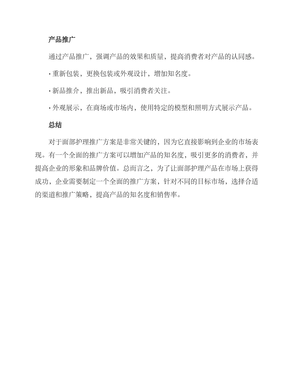 面部护理推广方案_第3页