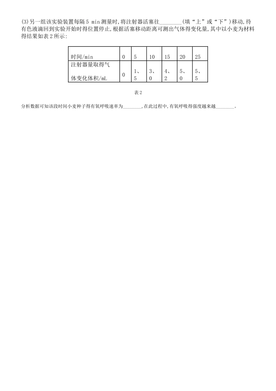 高一生物光合作用和呼吸作用练习题_第2页