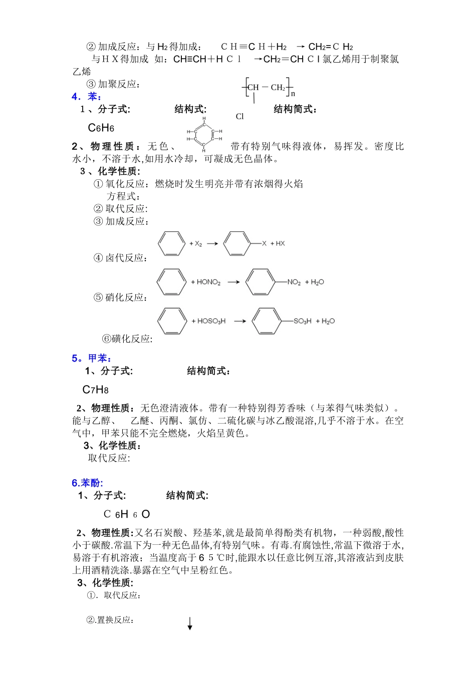 高中有机化学重要知识点详细整理_第2页