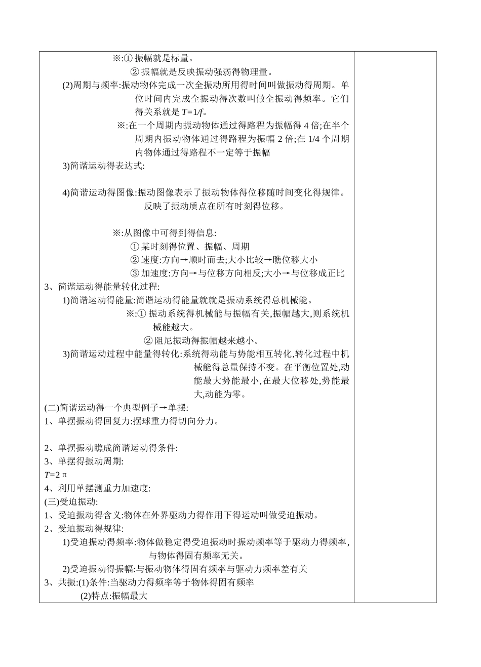 高中物理选修3-4复习讲义_第2页