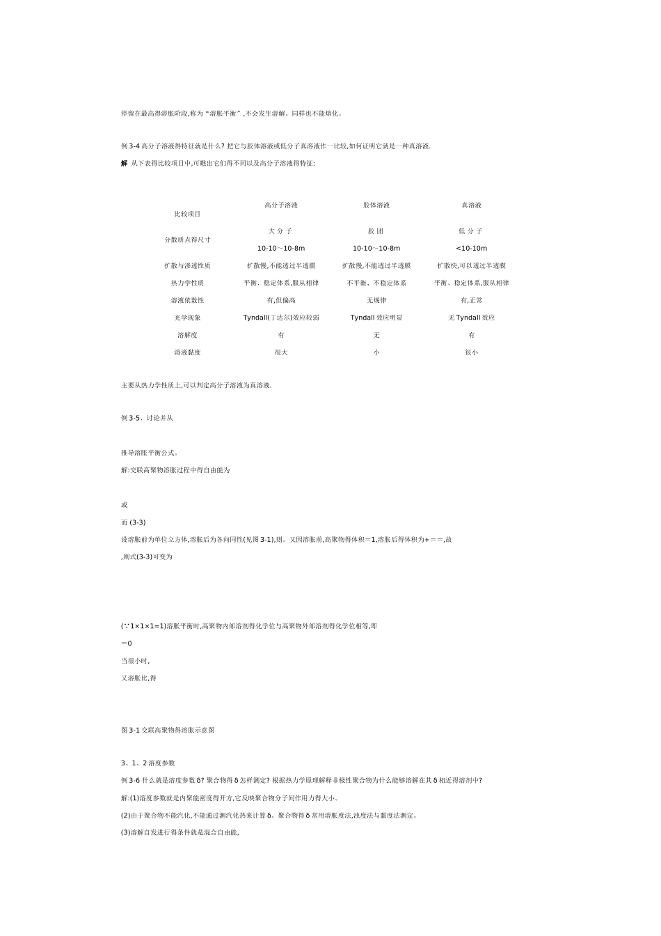 高分子物理第三章习题及解答_第2页