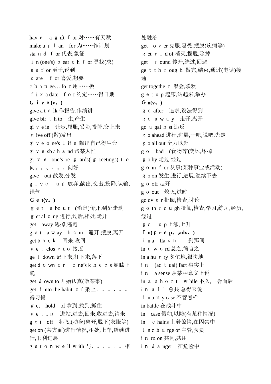 高考英语常用词组_第3页