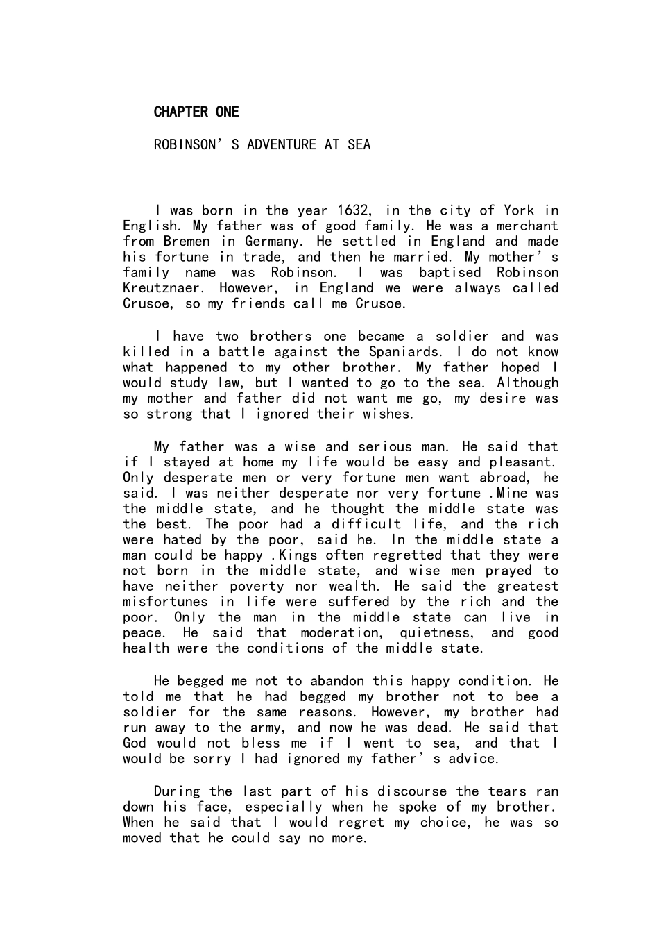 鲁滨逊漂游记_第1页