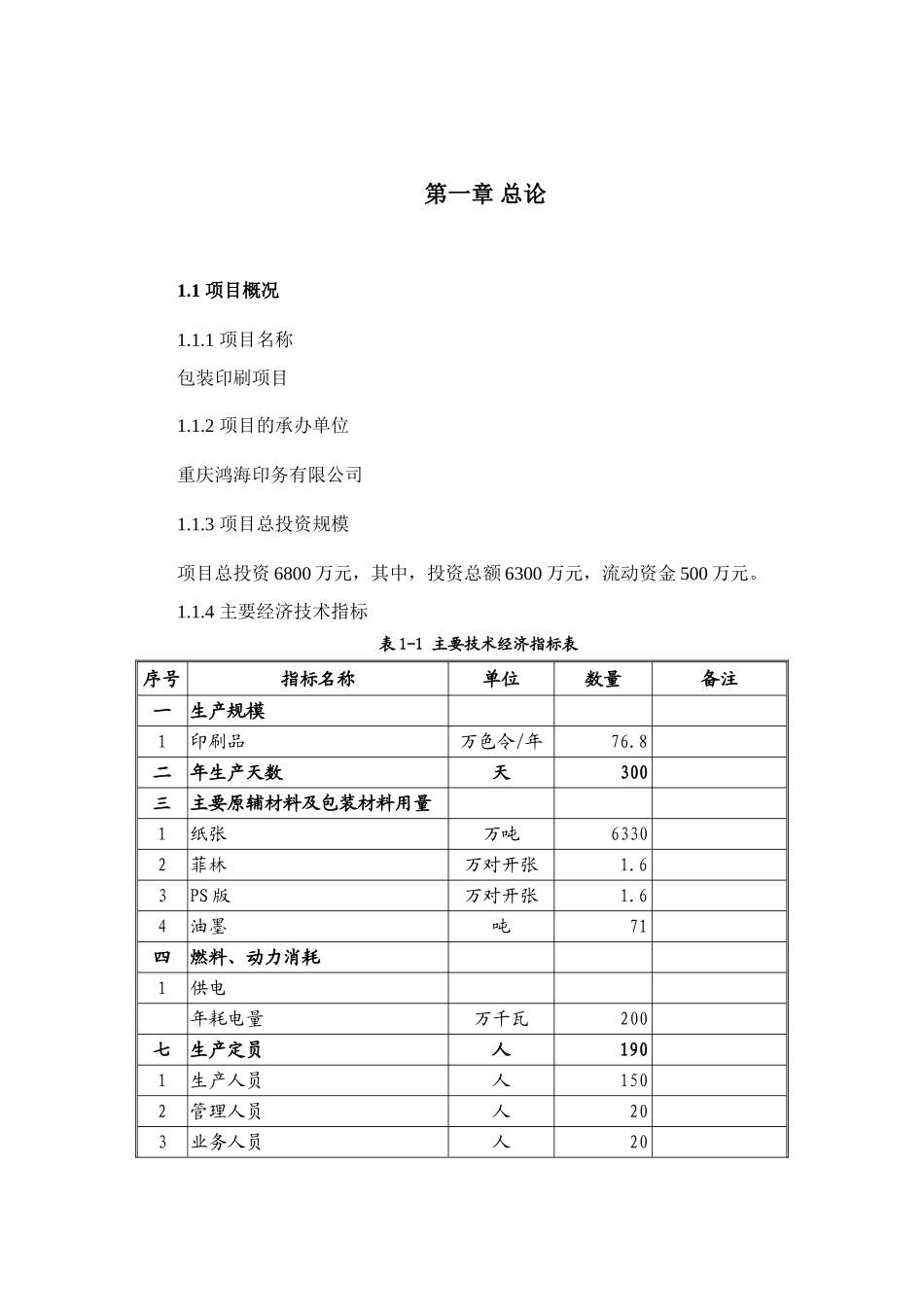 鸿博印刷公司包装印刷项目可行性研究报告_第3页