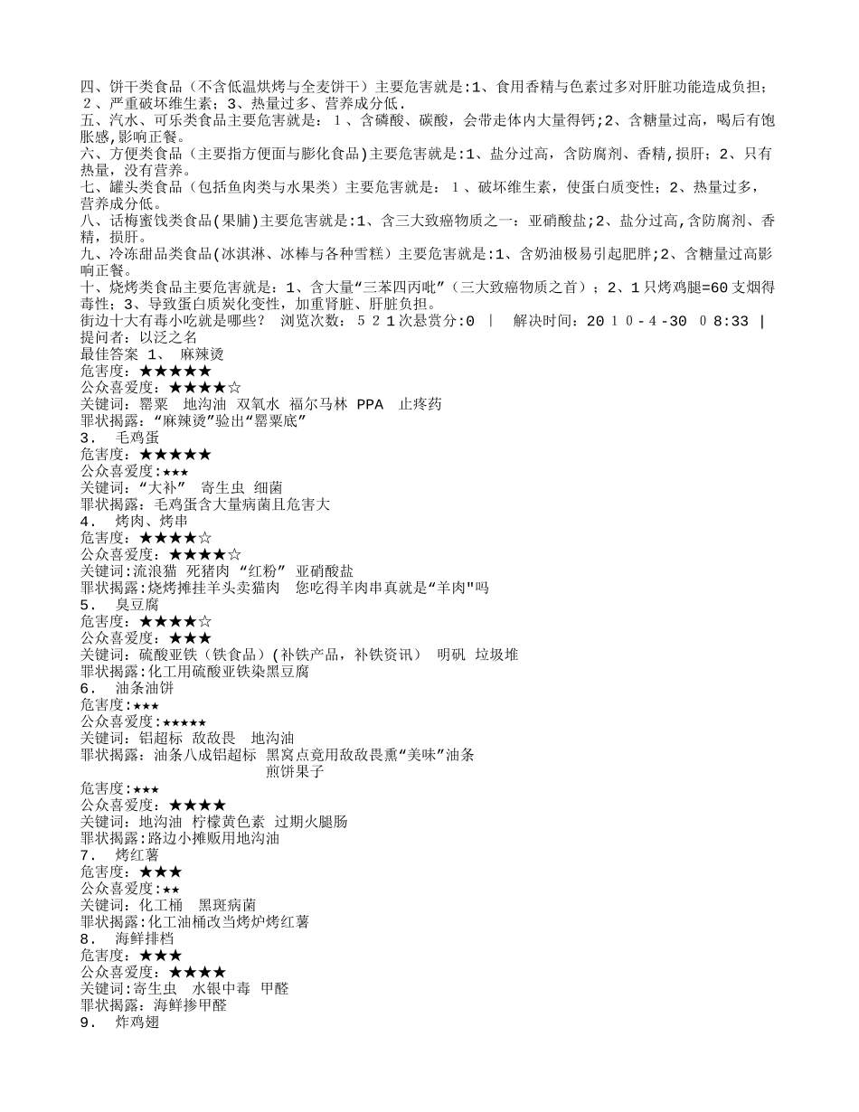 麻辣烫和烧烤等的危害_第2页