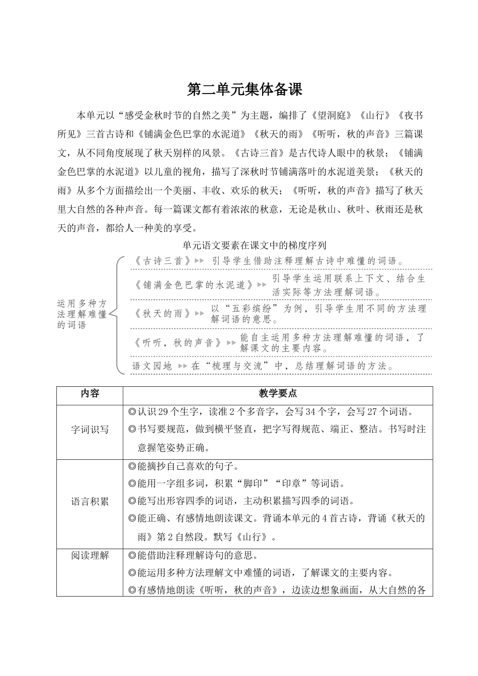 25秋统编版小学语文三年级上册第二单元4 古诗三首【教案】_第1页