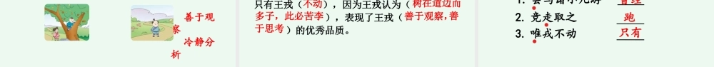 【统编版2025秋新教材】小学语文四年级上册第八单元-25 王戎不取道旁李【精 华版】 课件