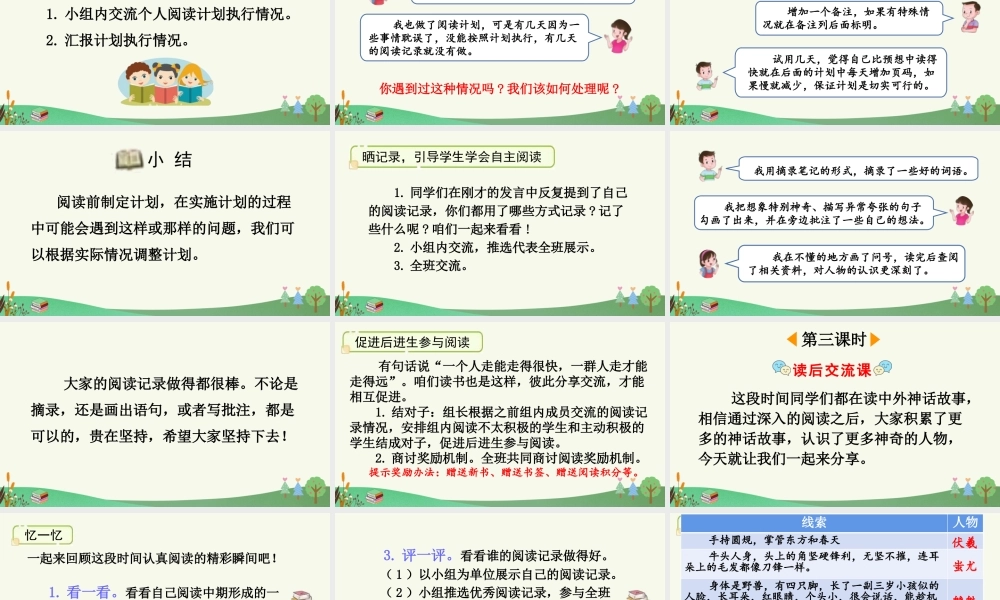 【统编版2025秋新教材】小学语文四年级上册第四单元-快乐读书吧：很久很久以前【精 华版】 课件